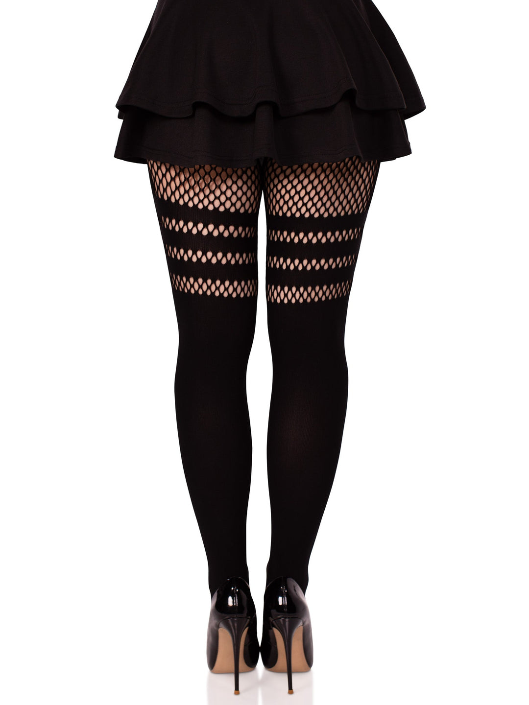 Ada Tights with Fishnet Accent