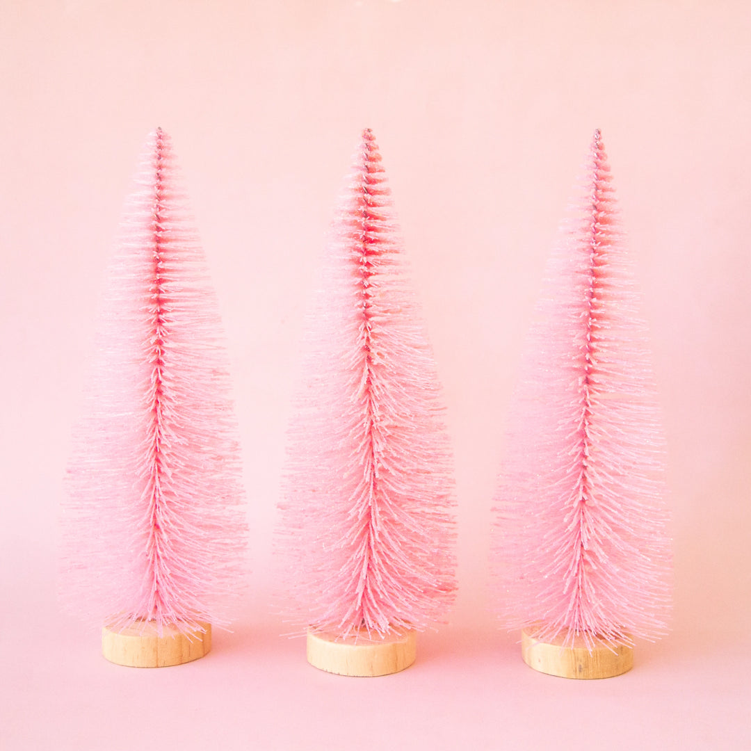 13' Bottle Brush Tree - Warm Pink