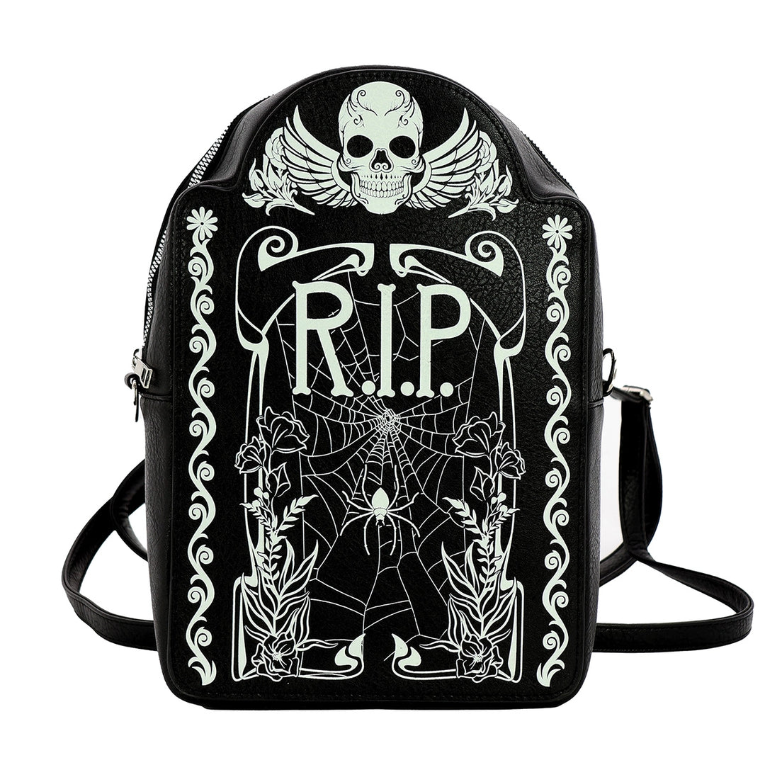 Glow in The Dark Tombstone Backpack