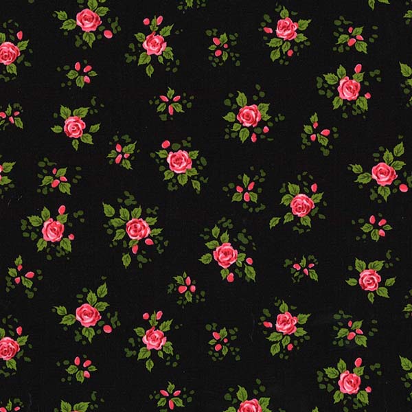 Charm Patterns Charmed Floral Print Cotton Fabric by the yard