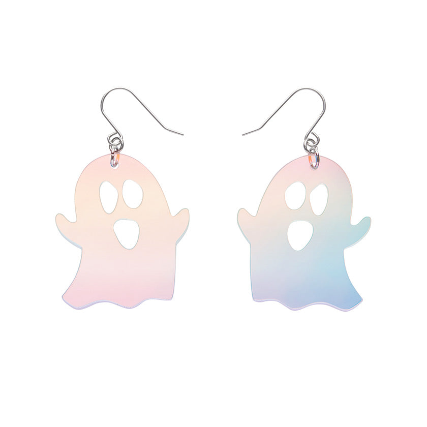 Glitter Ghost Drop Earrings - Iridescent by Erstwilder