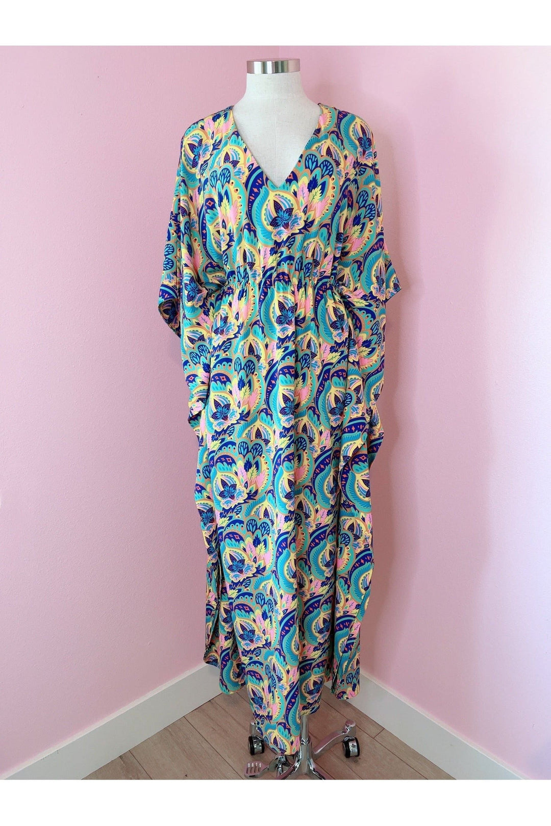 *SALE* Rapture Colorful Abstract Everyday Caftan Designer Dress