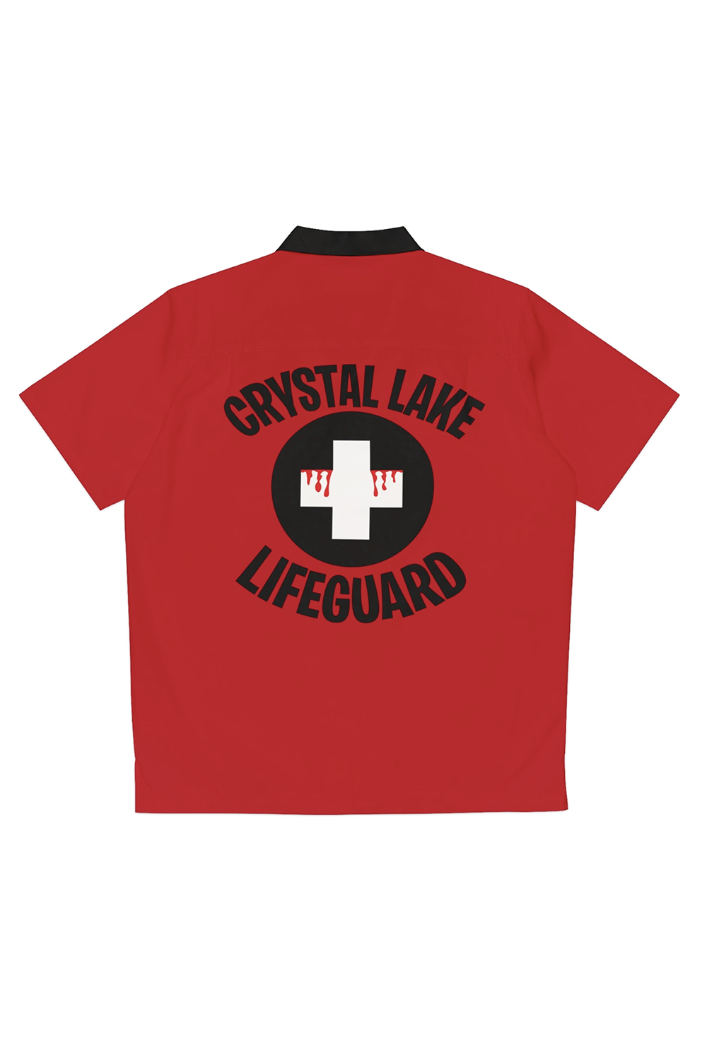 Crystal Lake Lifeguard Button Down Shirt