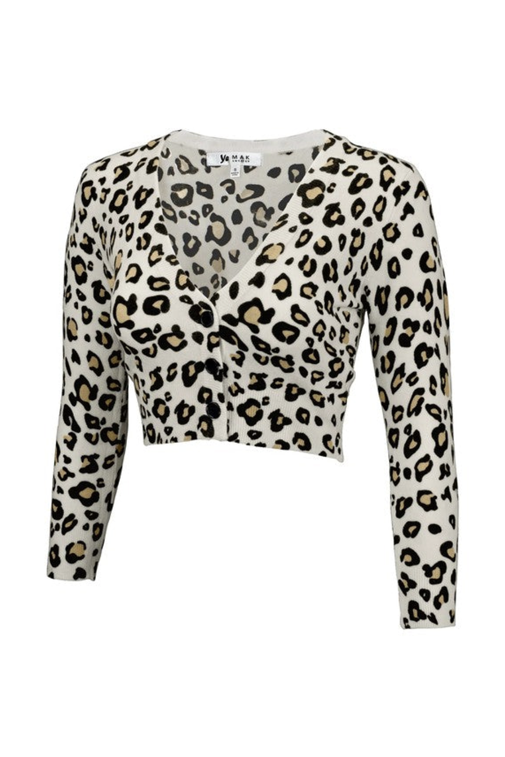 Cropped leopard sweater best sale