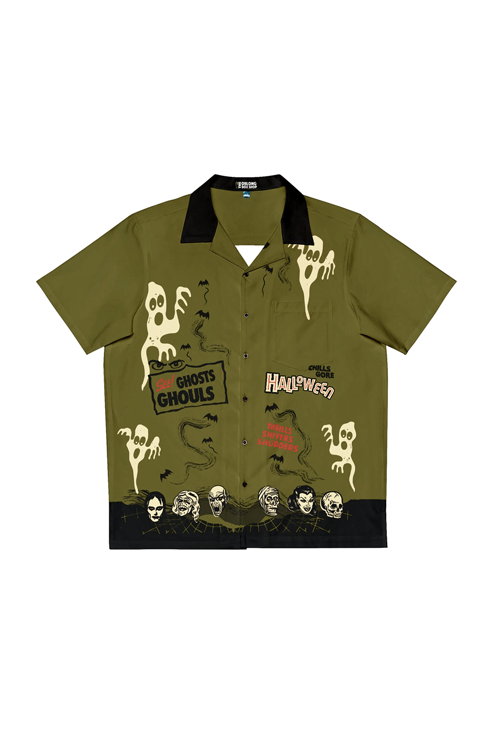 Ghosts & Ghouls Button Down Shirt