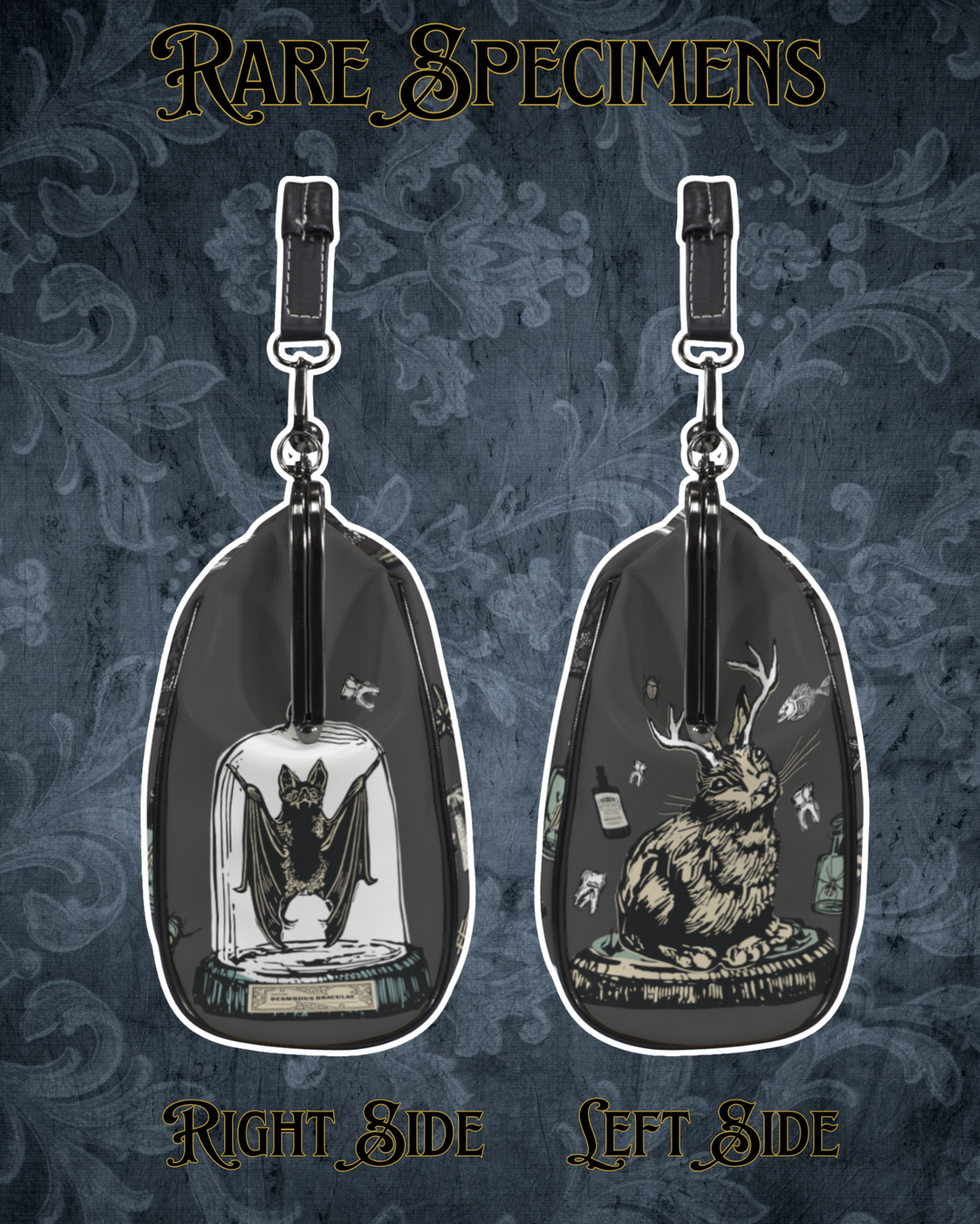 Rare Specimens All Over Print Kiss Lock Purse - MADE TO ORDER