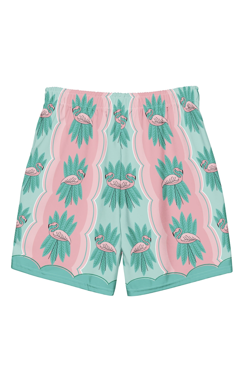 Pink Flamingo Men's swim trunks