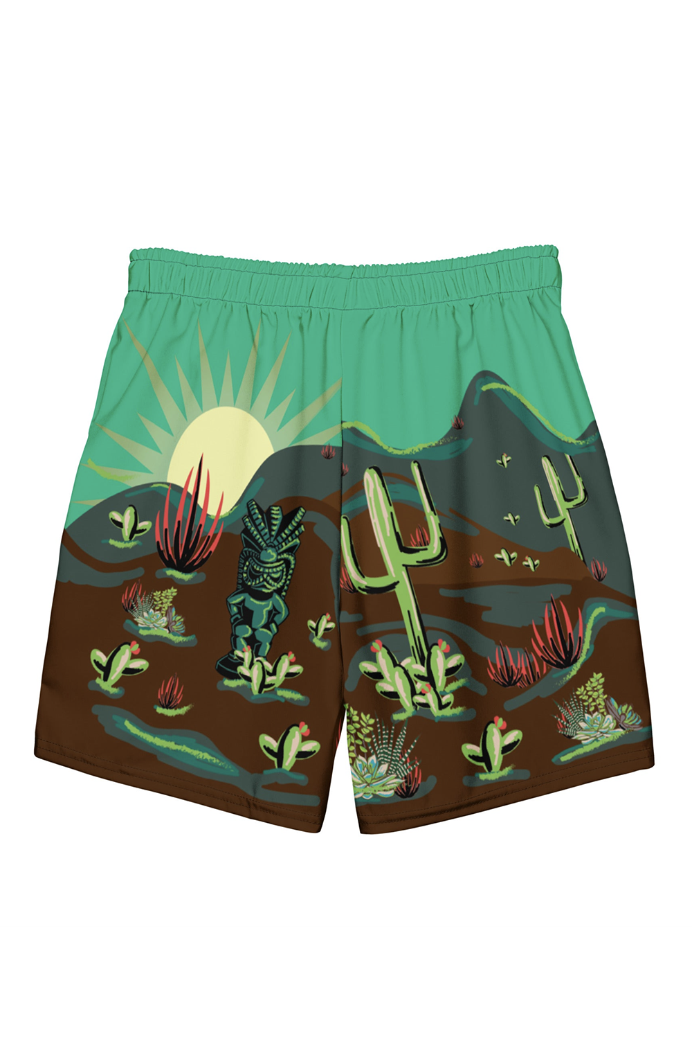 Aloha Partner Western Tiki Men's swim trunks