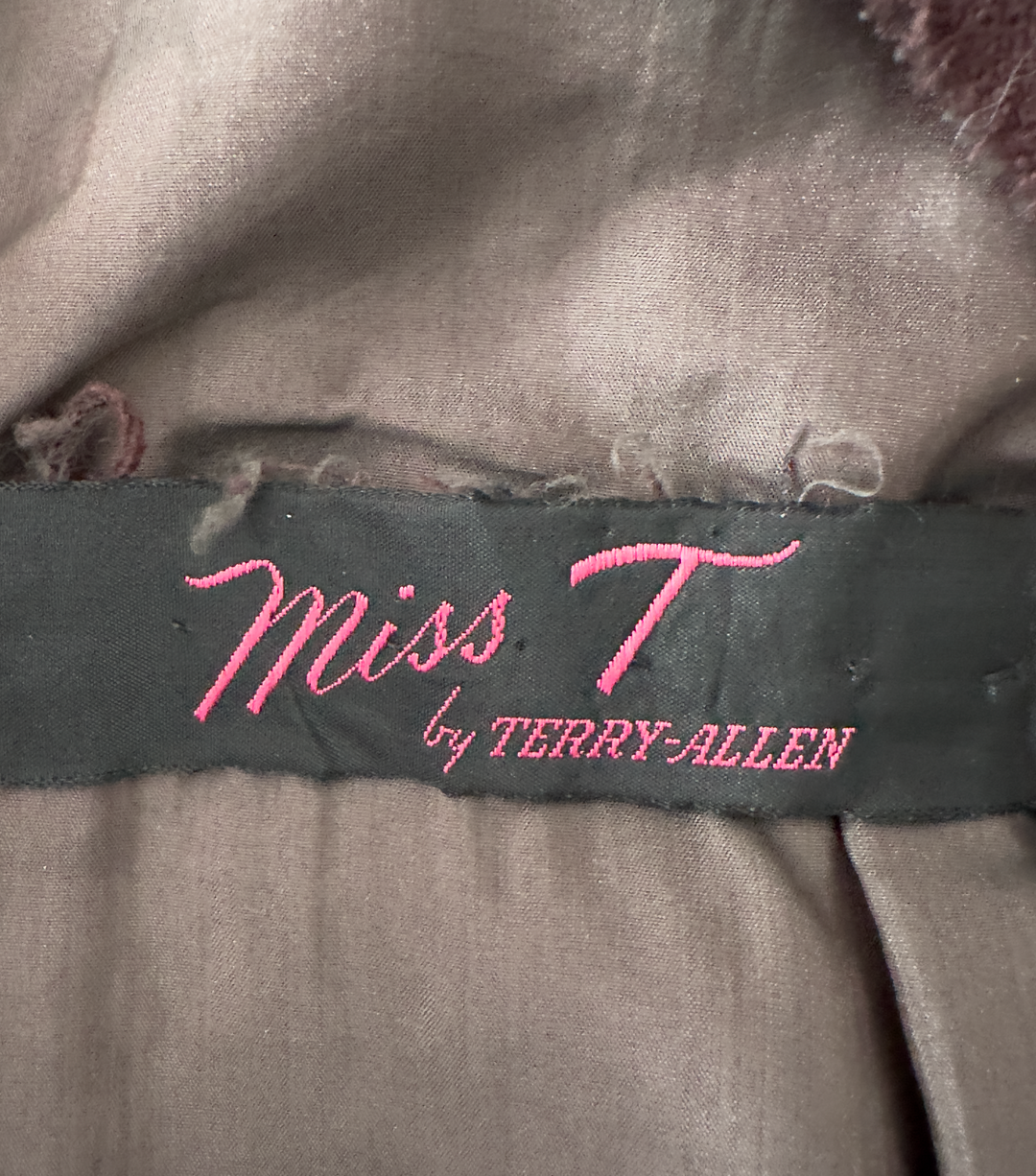 Miss T by Terry-Allen True Vintage Chocolate Brown Wiggle Dress - FINAL SALE