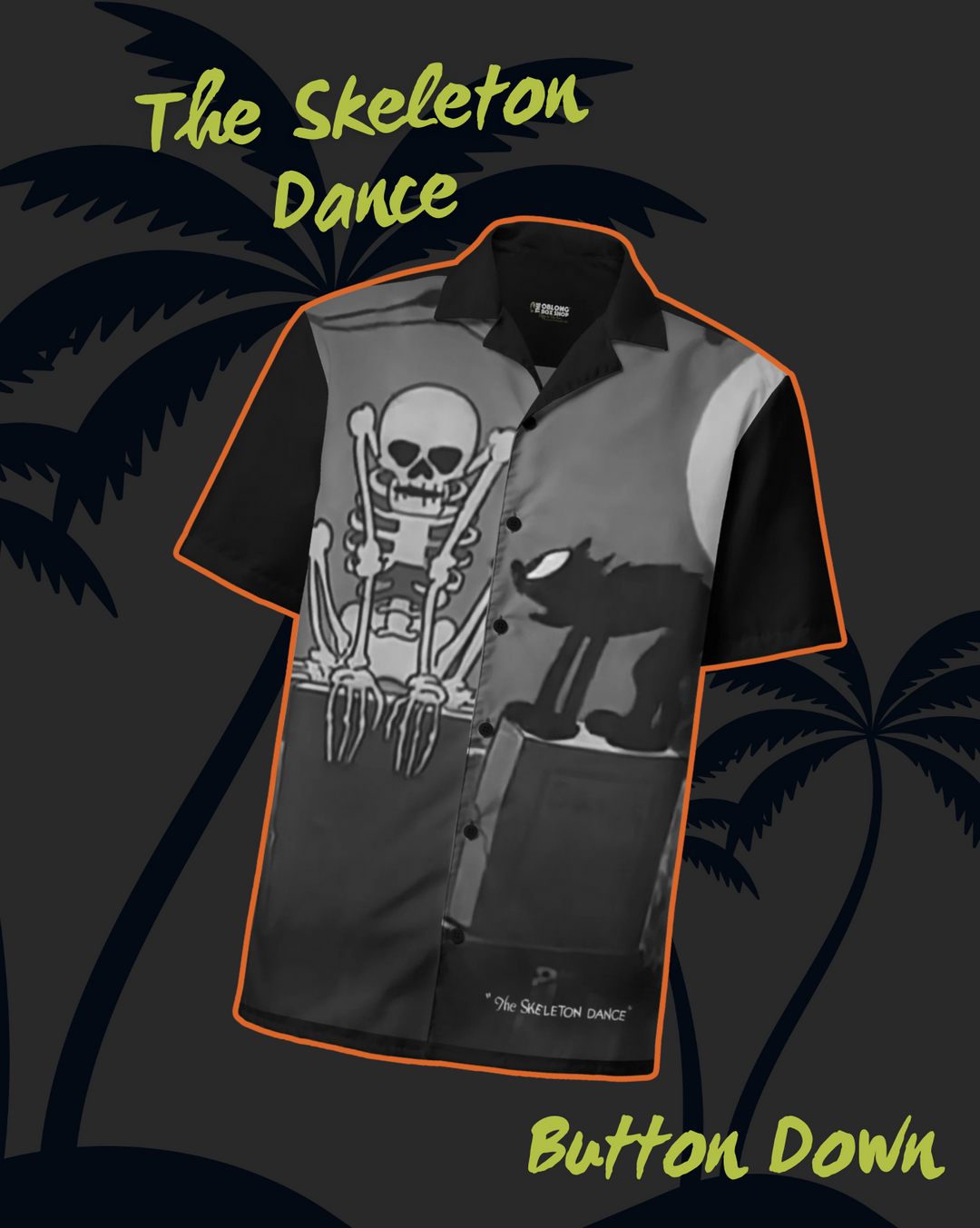THE SKELETON DANCE Unisex button shirt