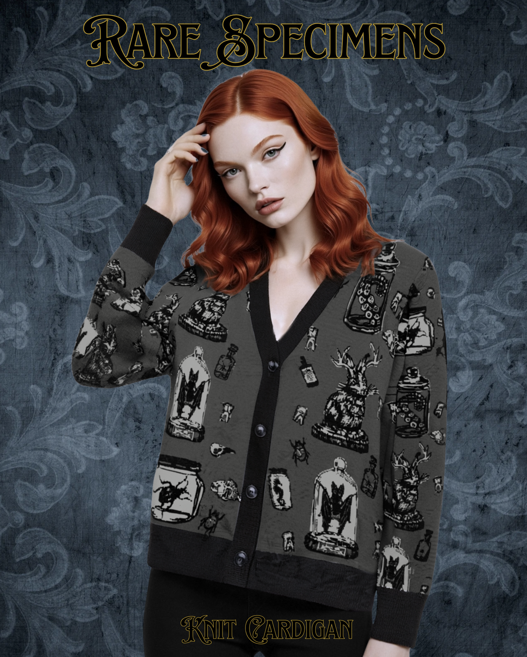 Rare Specimens Knit cardigan Made To Order