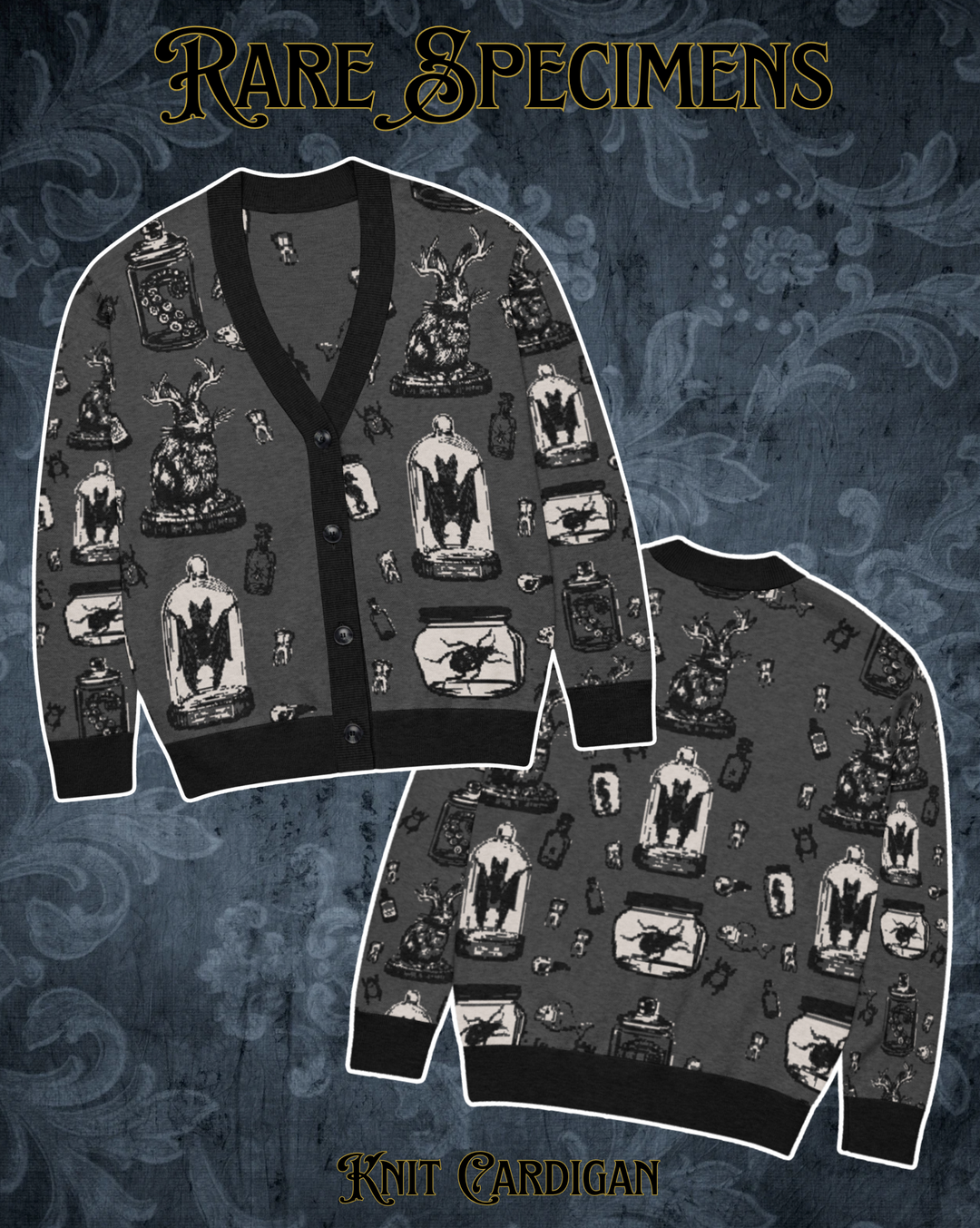 Rare Specimens Knit cardigan Made To Order