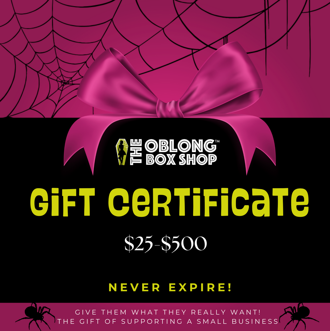 The Oblong Box Shop Gift Certificate