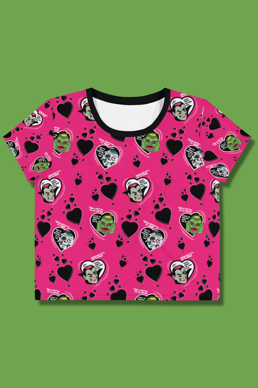 Monster Love Babydoll Crop Tee