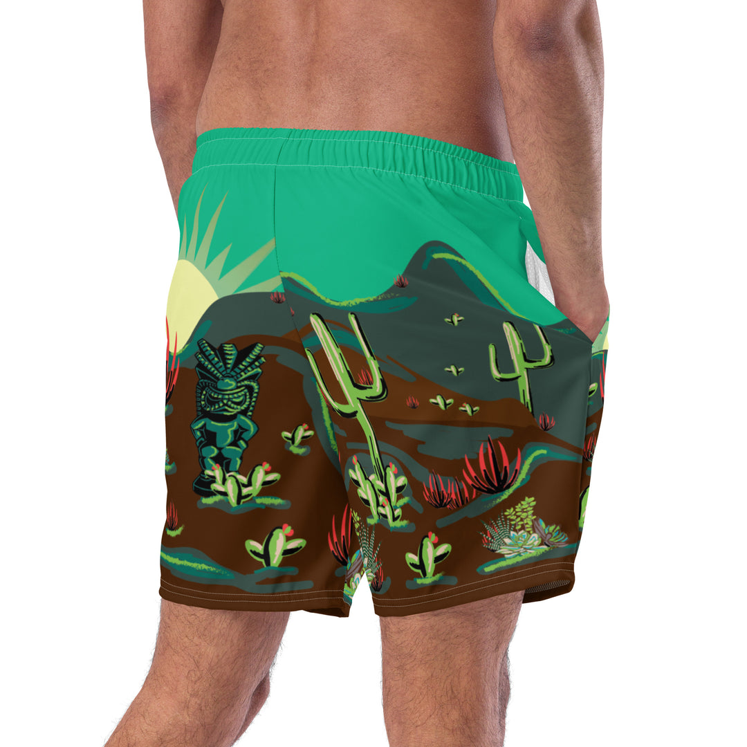 Aloha Partner Western Tiki Men's swim trunks