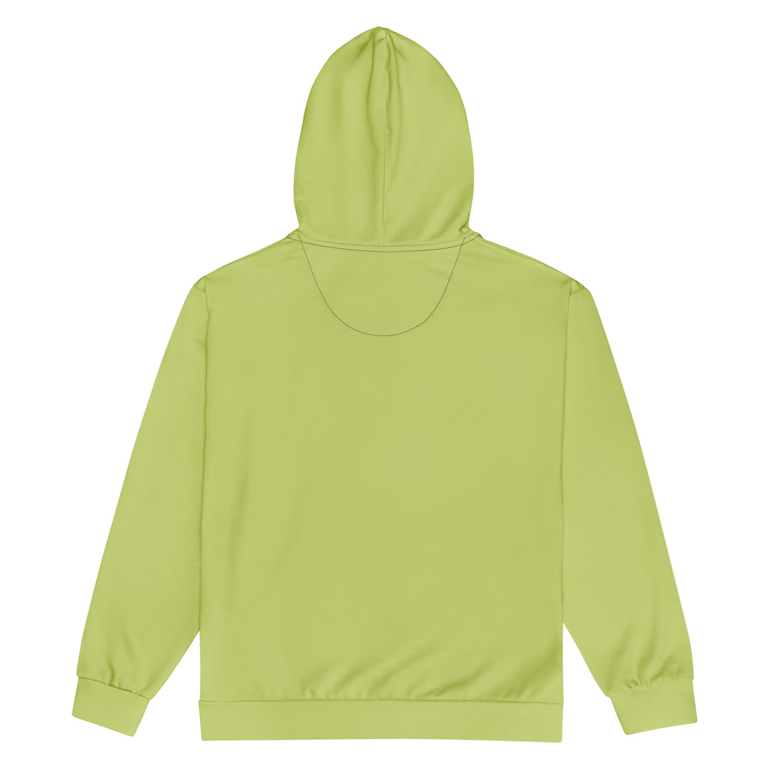 Chartreuse Ribcage Unisex zip hoodie