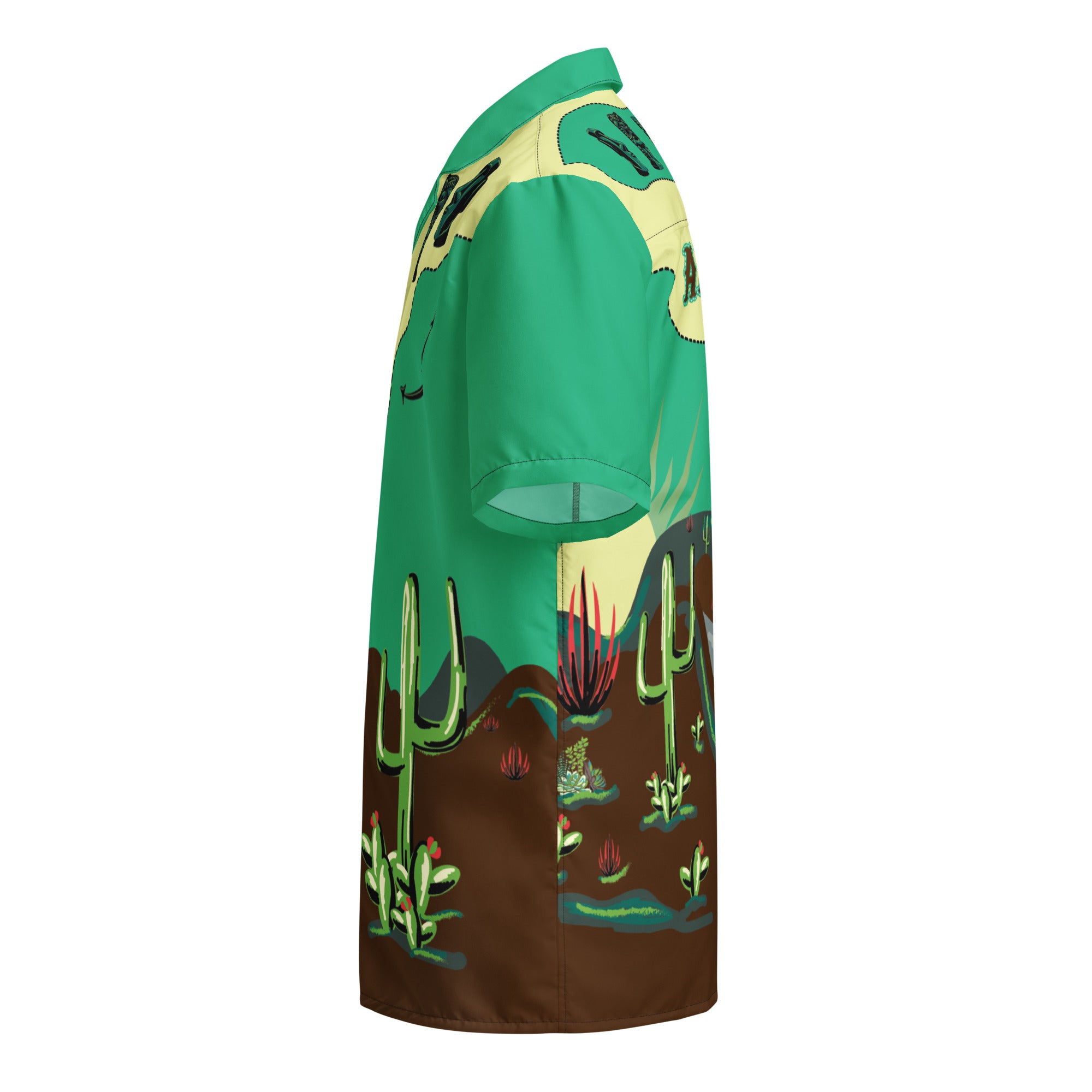 Aloha Partner Western Tiki Button Down Shirt