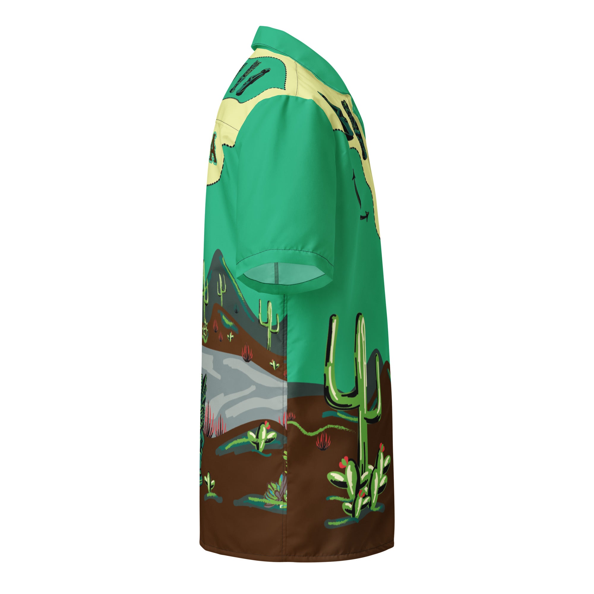 Aloha Partner Western Tiki Button Down Shirt