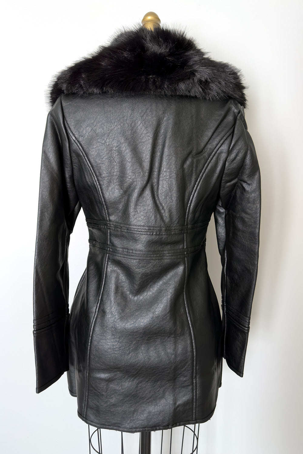 The Marlene Faux Fur Jacket Black