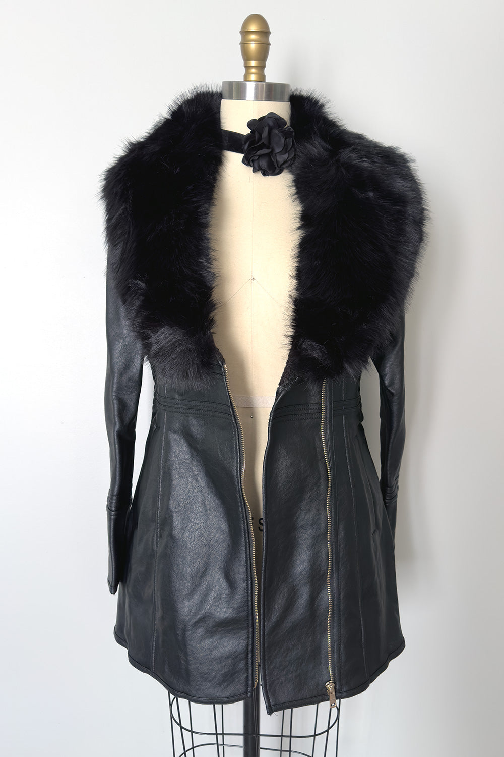 The Marlene Faux Fur Jacket Black