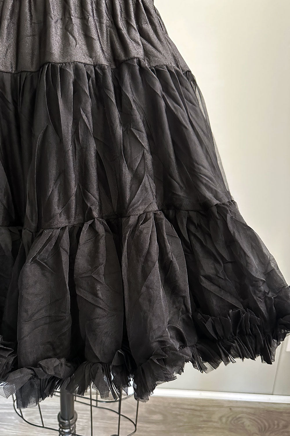 Black Full Petticoat – The Oblong Box Shop™