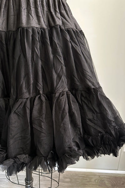 Black Full Petticoat