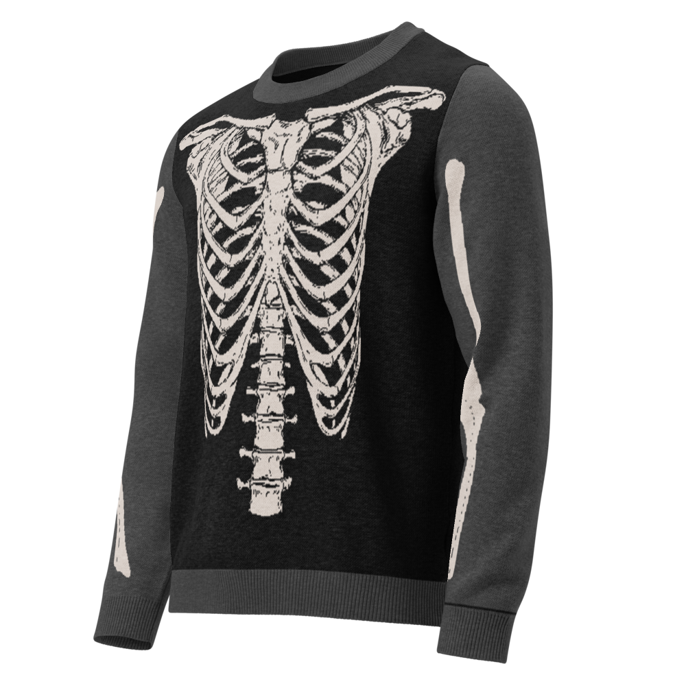 Achy Bones Knitted Unisex Sweater