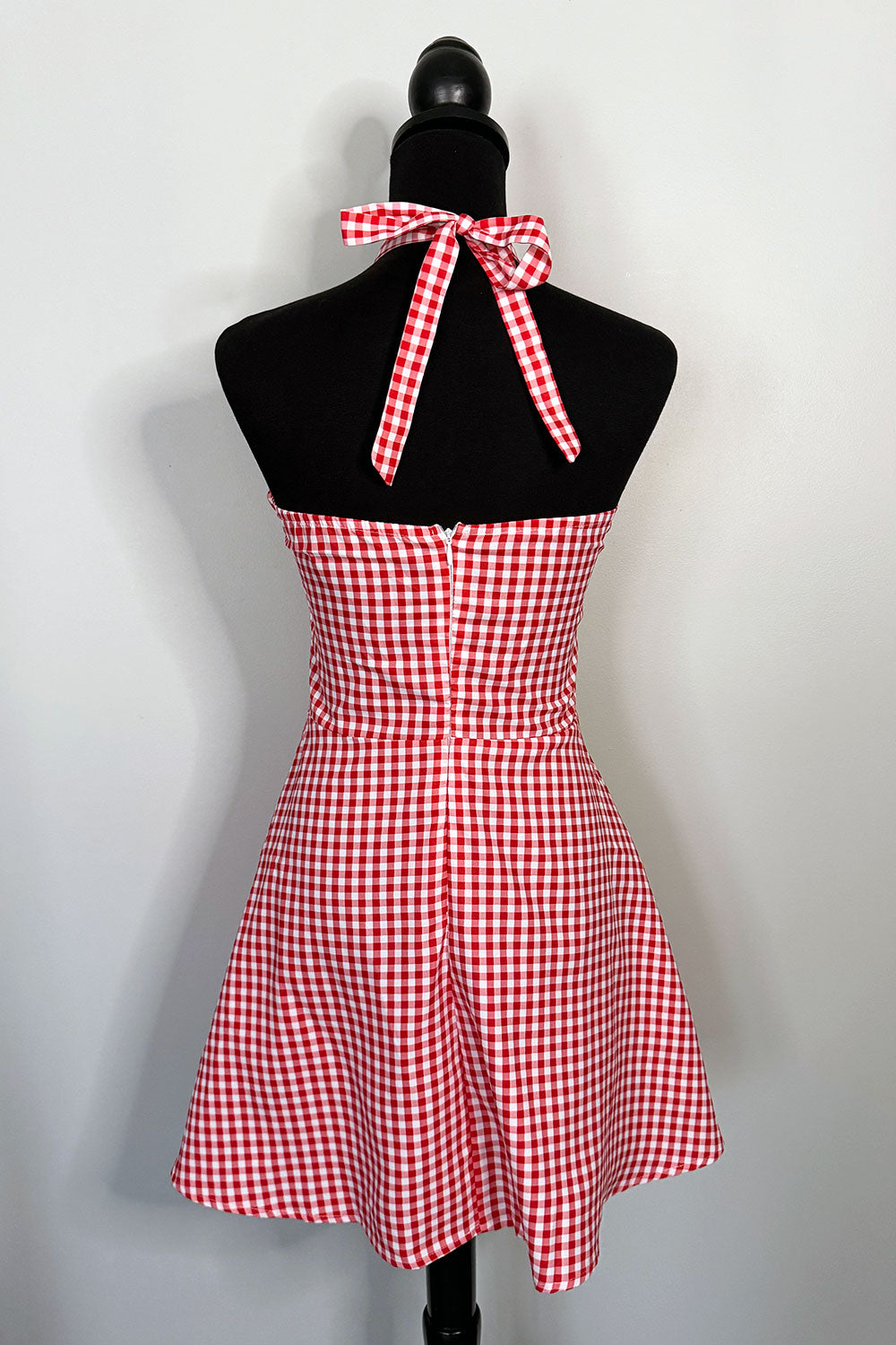 Cornfield Cutie Red Gingham Dress