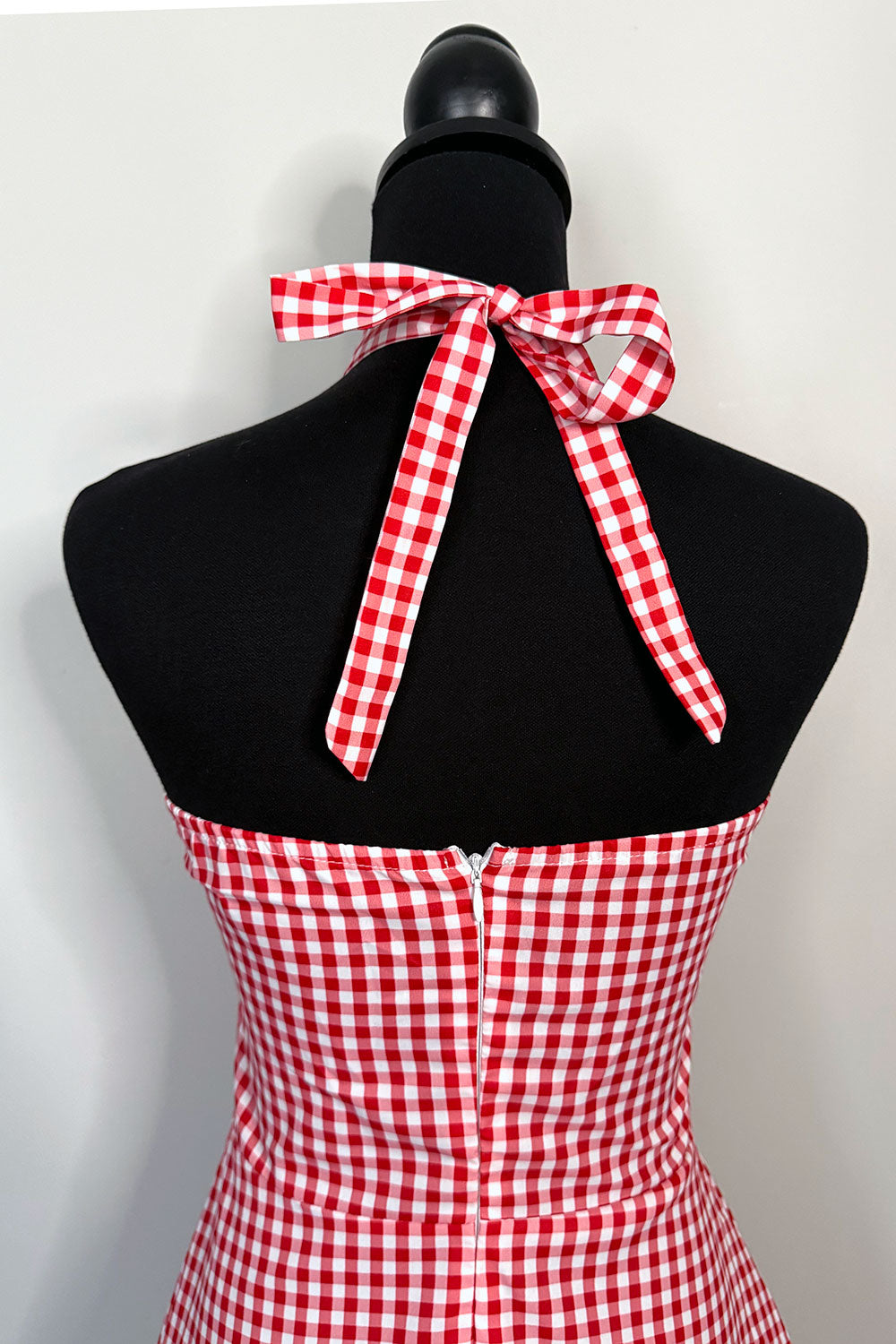 Cornfield Cutie Red Gingham Dress