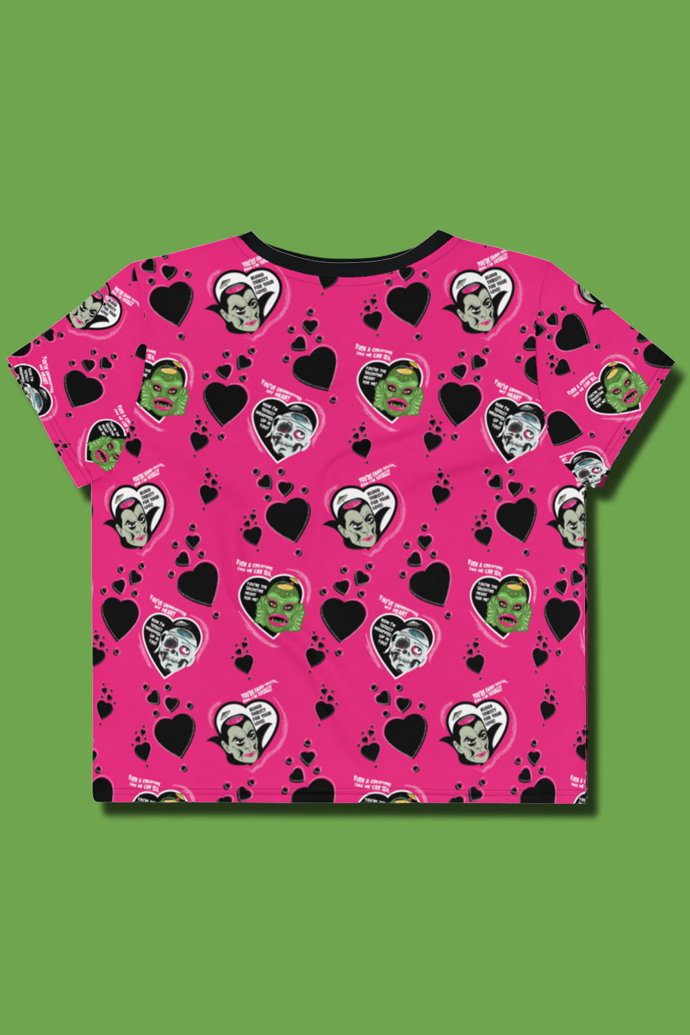 Monster Love Babydoll Crop Tee