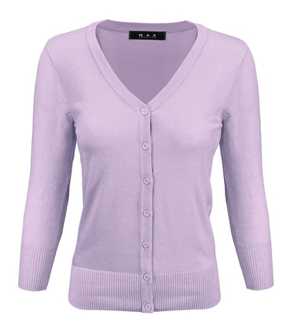 Purple button down sweater best sale