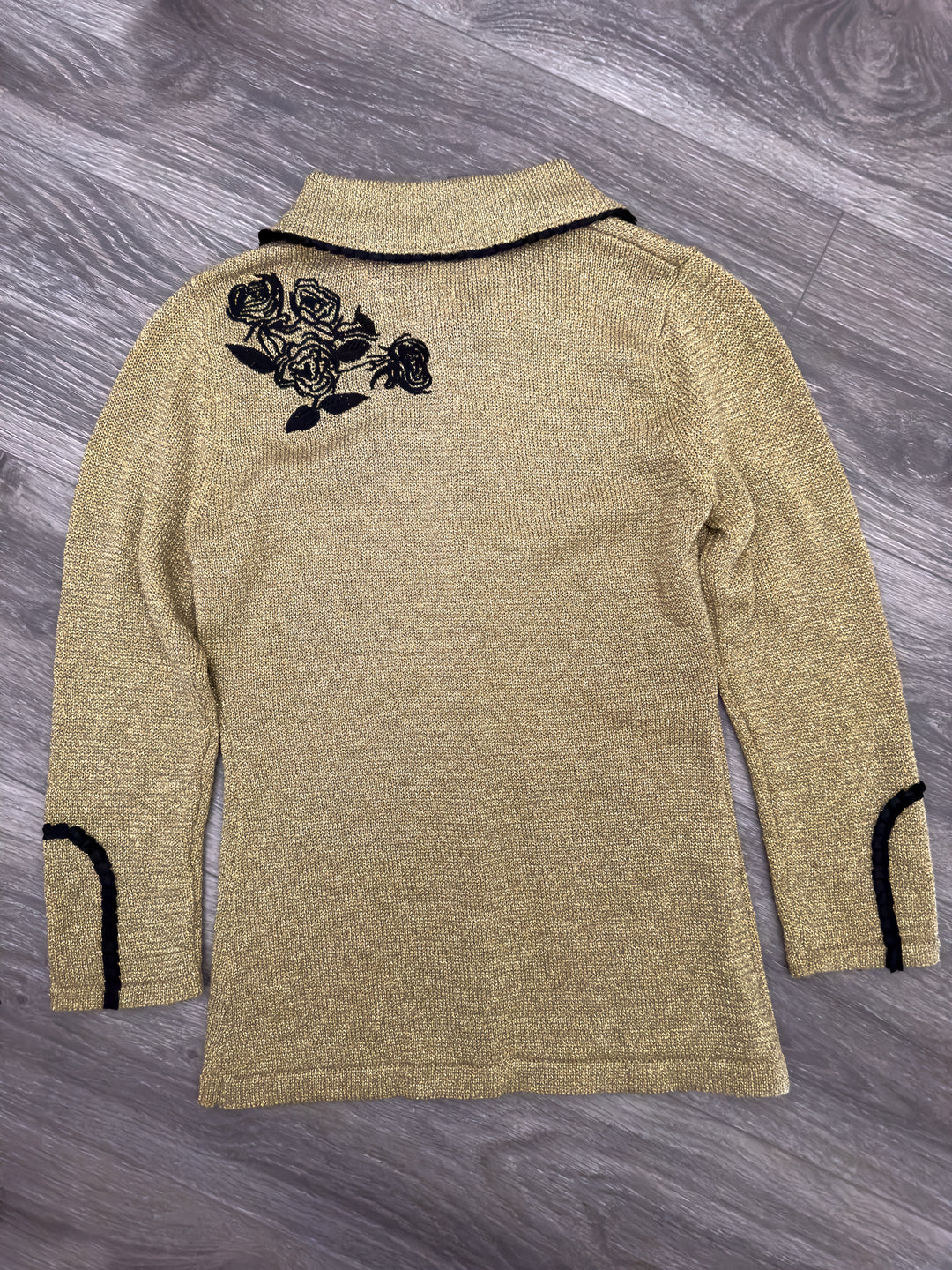 Wheels & Dollbaby Dita Cardigan in Gold