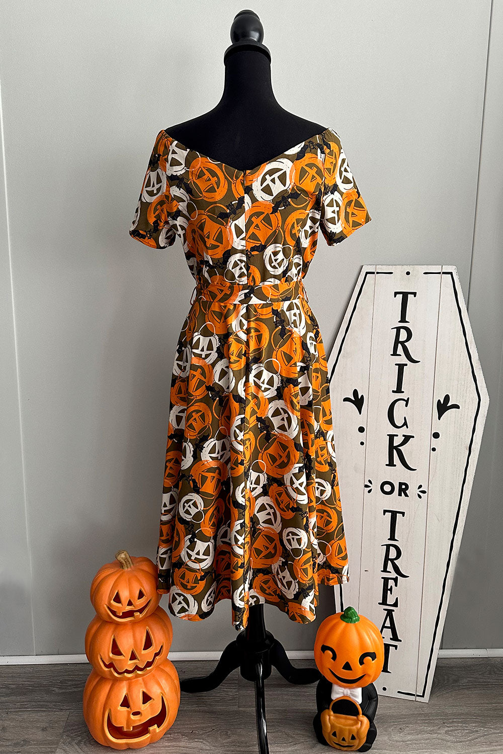 Bella Pumpkin & Bats Dress