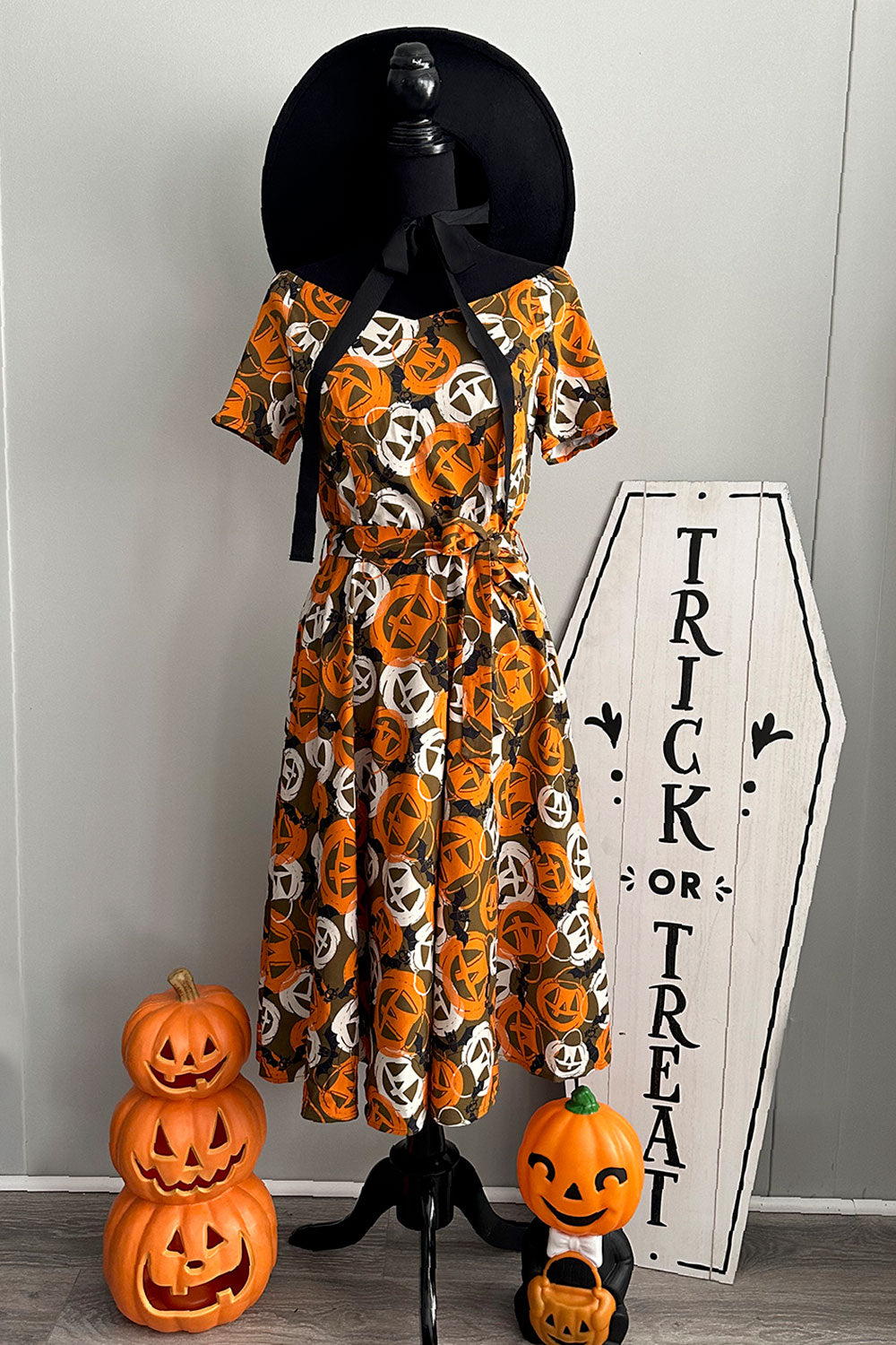 Bella Pumpkin & Bats Dress