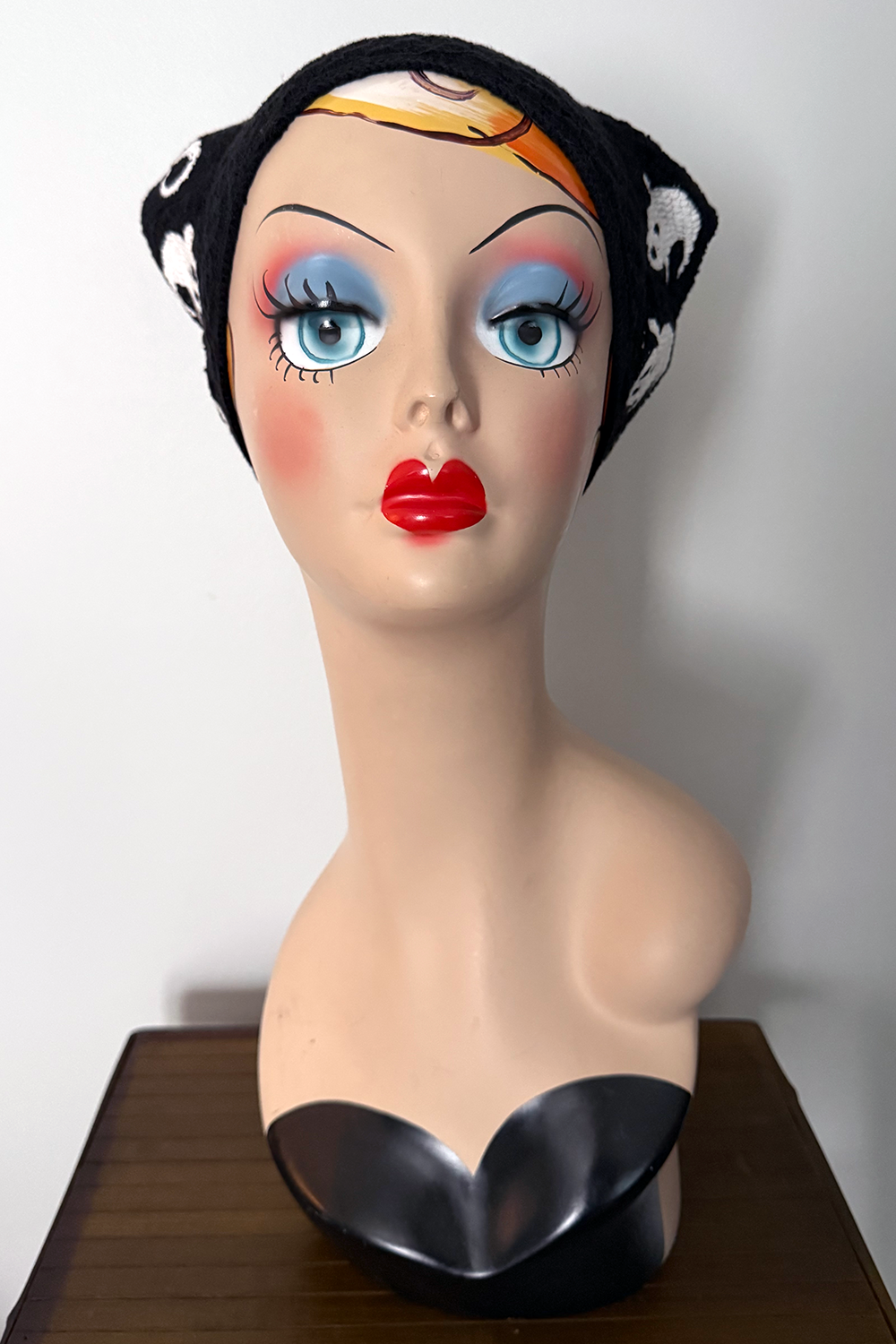 Ghost Boo Crochet Hair Scarf