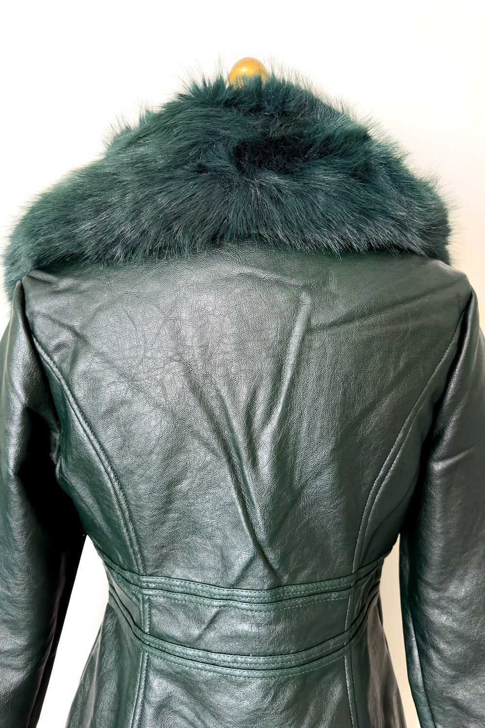 The Marlene Faux Fur Jacket Dark Green