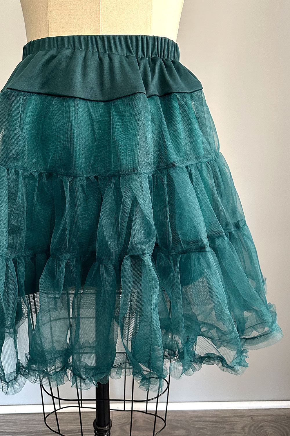 Lightweight Petticoat - Teal Green