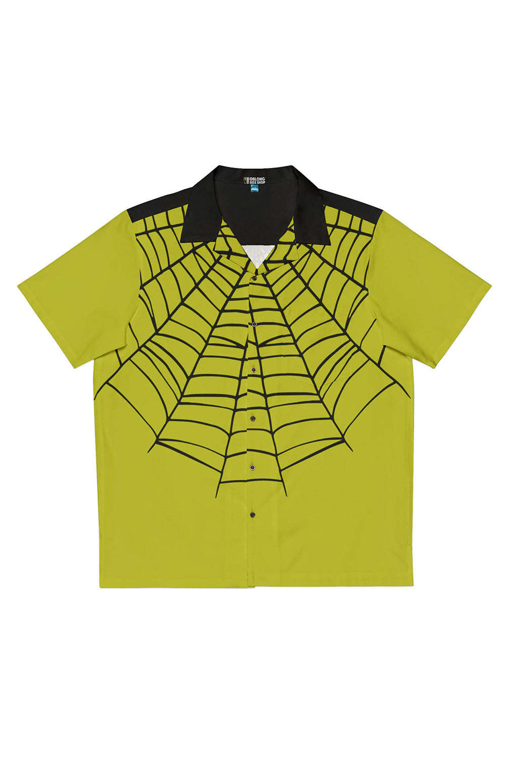Chartreuse Green Glamour Ghoul Button Down Shirt - PRE-ORDER