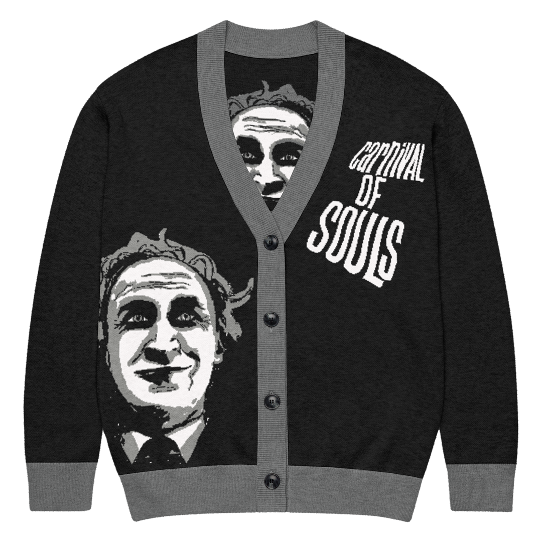 Carnival of Souls Knit Unisex Cardigan - MADE TO ORDER