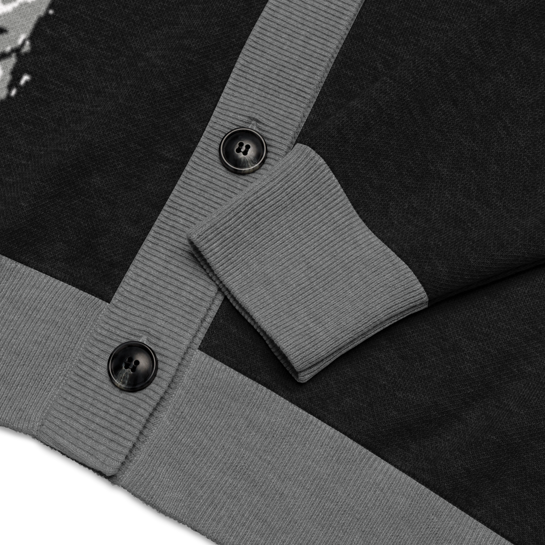 Carnival of Souls Knit Unisex Cardigan - MADE TO ORDER