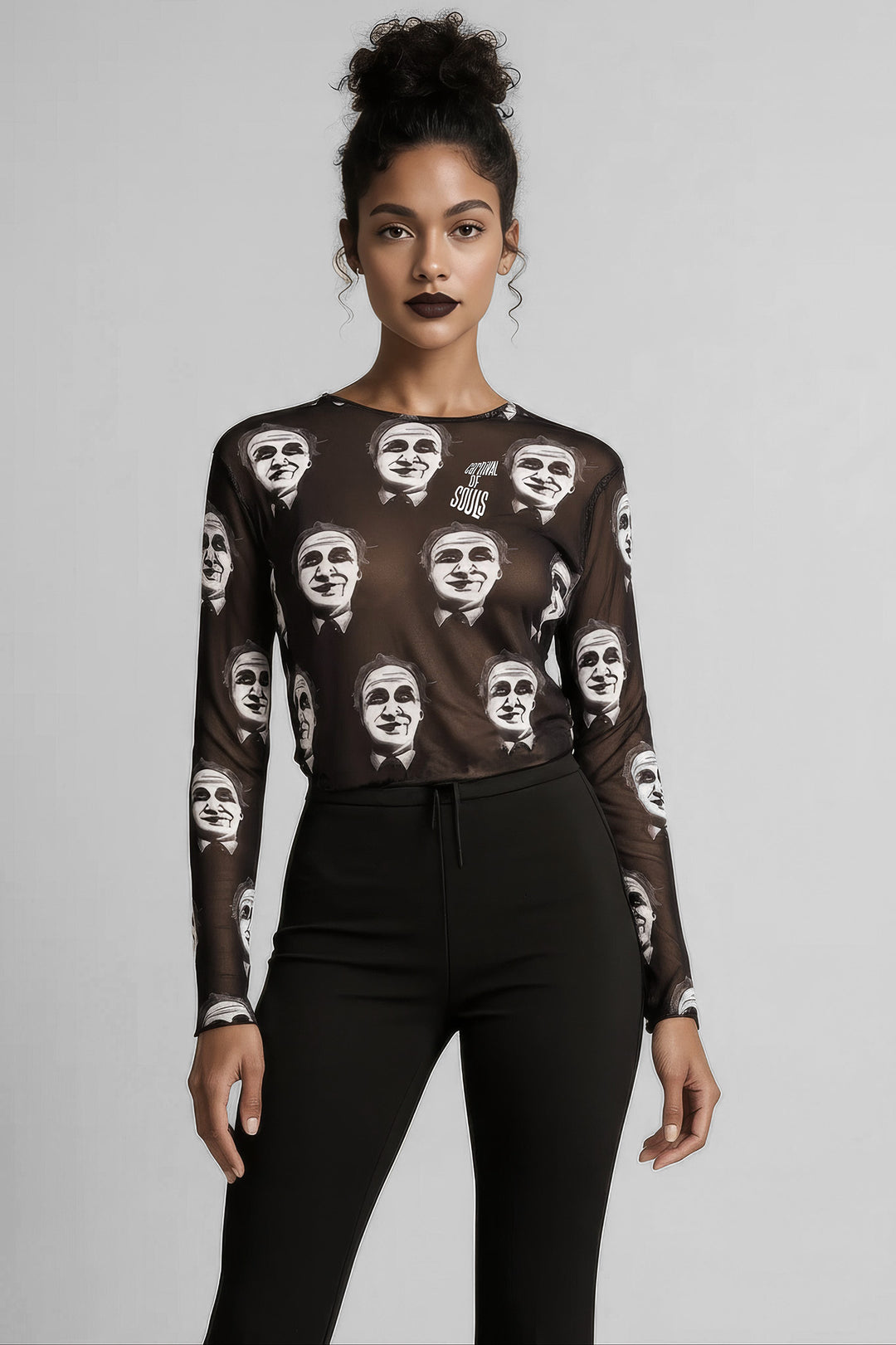 Carnival of Souls Ghoul See Thru Mesh Top - PRE-ORDER