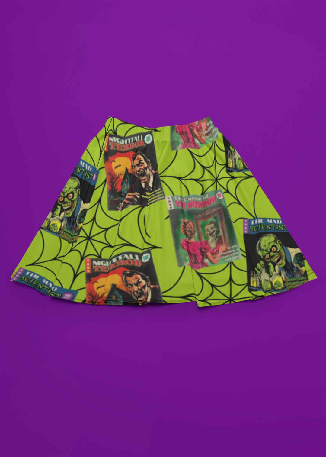 Pulp Horror Skater Skirt