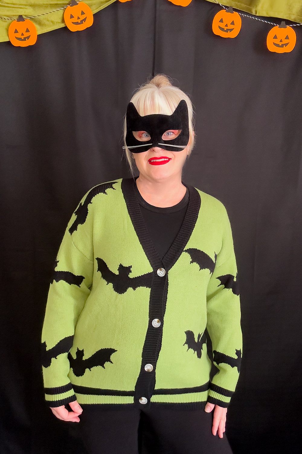 Bats in the Belfry Oversize Knit Sweater