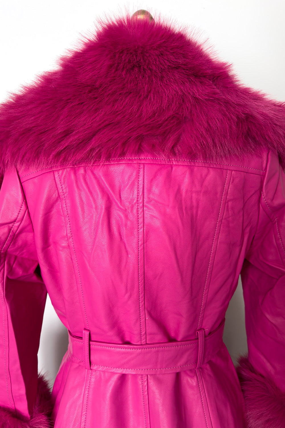 The Mae West Faux Fur Jacket Pink