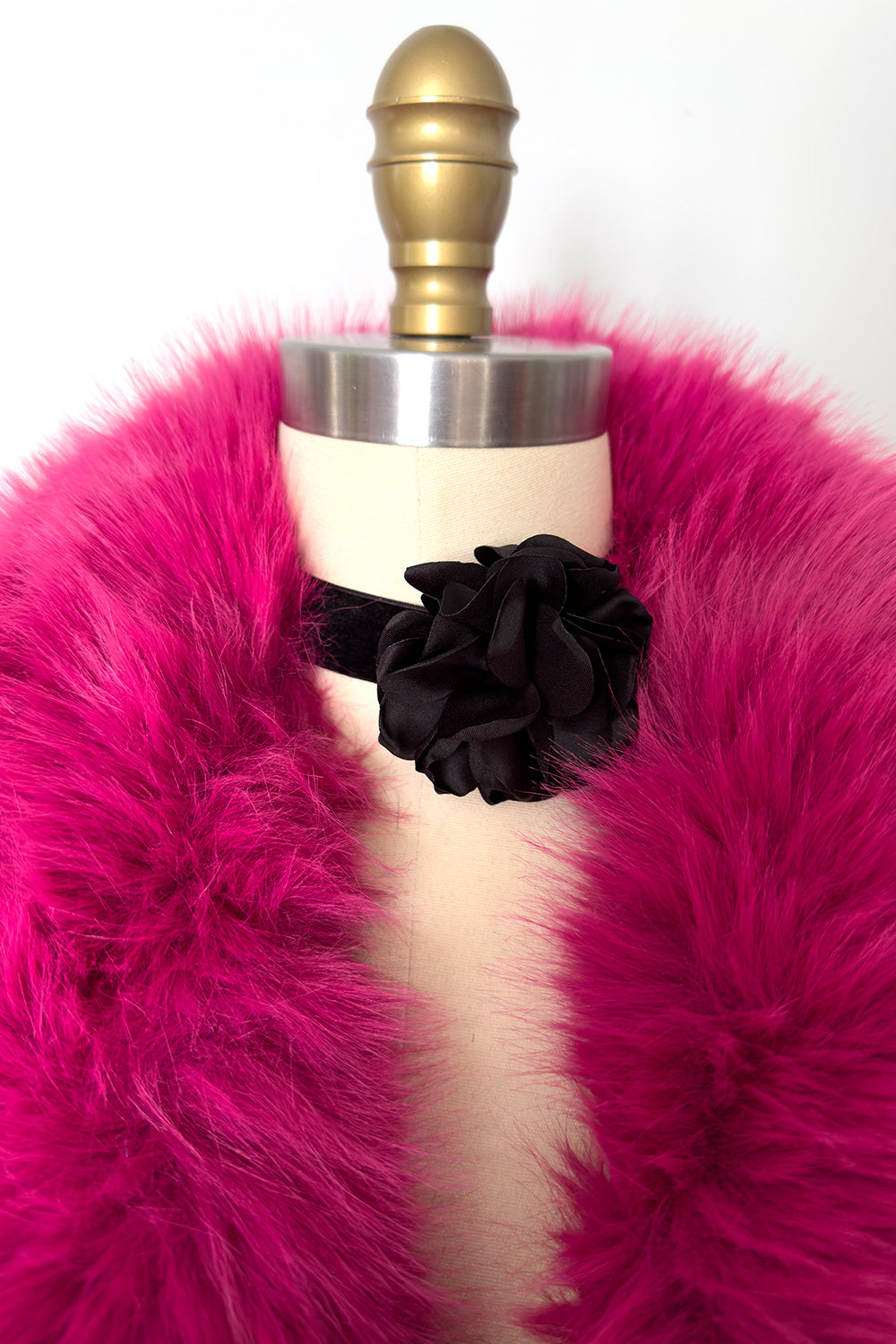 The Mae West Faux Fur Jacket Pink