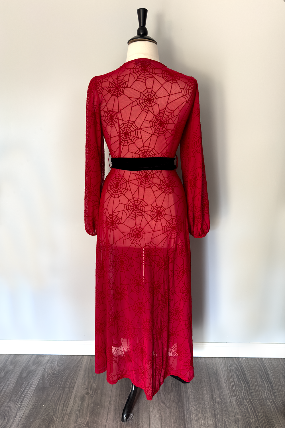 Winchester Mystery House® X TOBS Spiderwebs in the Attic Duster Red