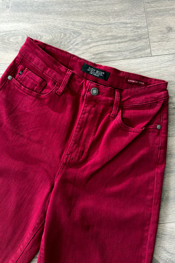Heart Straight Leg Jeans with Pockets main image 1