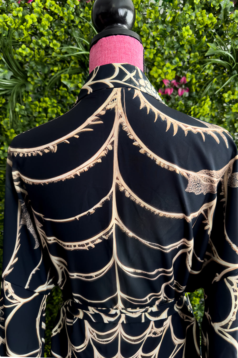 Vintage Webs Chiffon Kimono Robe - PRE-ORDER