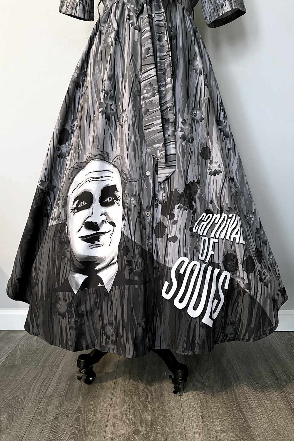 Carnival of Souls X TOBS Floral Mud Print Shirt Dress - PRE-ORDER