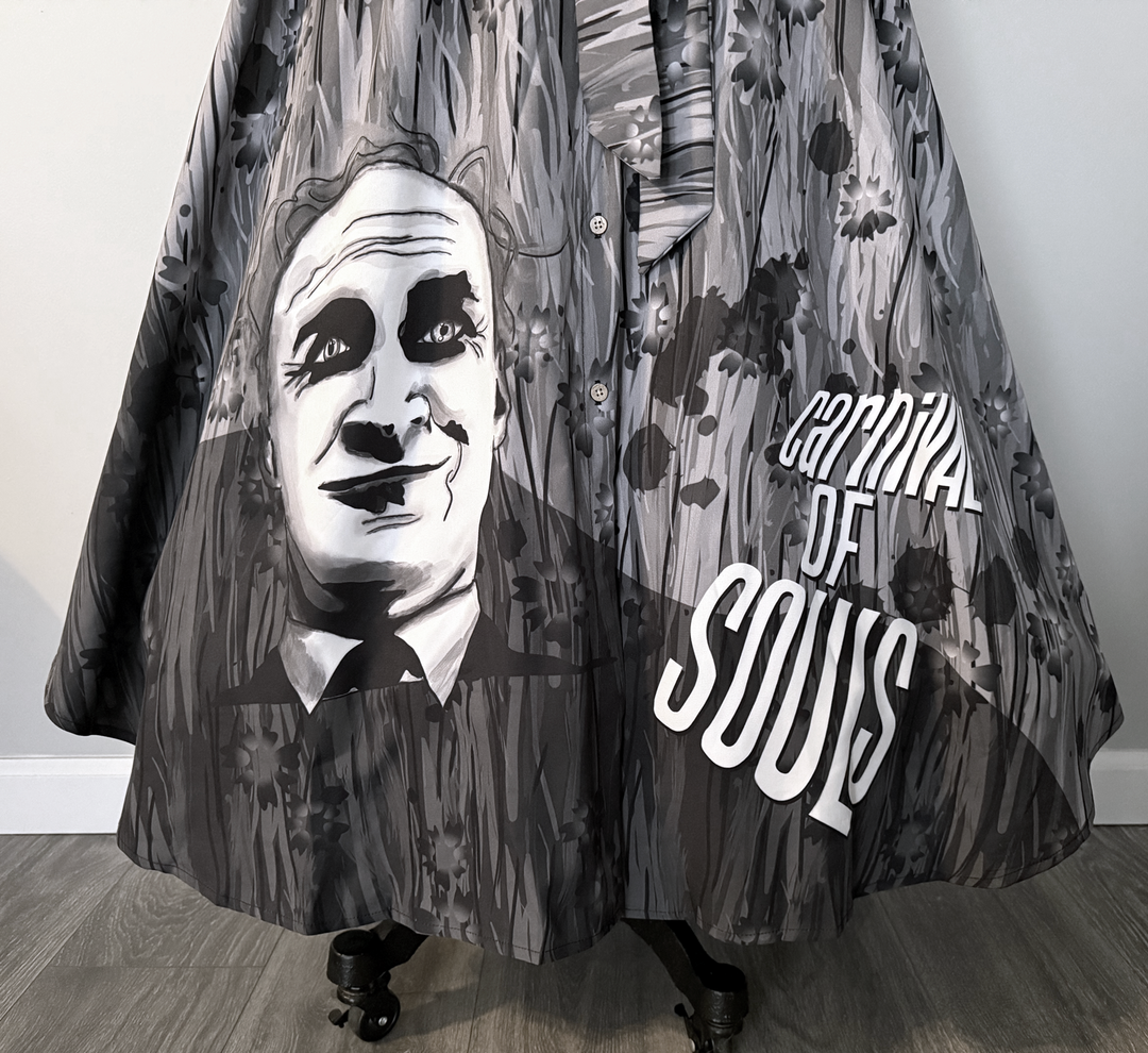 Carnival of Souls X TOBS Floral Mud Print Shirt Dress - PRE-ORDER